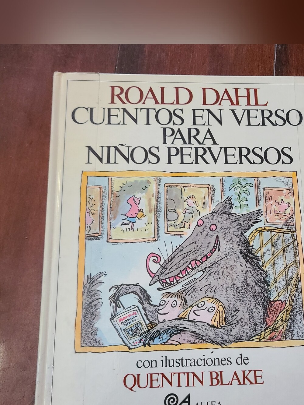 Cuentos en verso para niños perversos - Roald Dahl 1990 Altea (Light Ex-Lib)